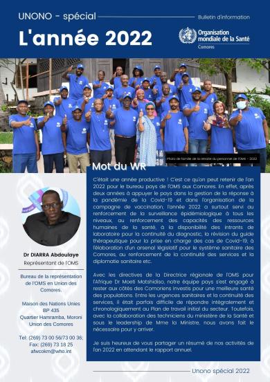 UNONO - Résumé de l'année 2022